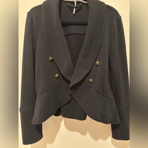 Free People Peplum Jacket/Blazer Size Large